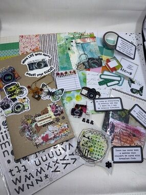 Cocoa Daisy Sept Fall Stationary Memory Keeping Kit 20+ pieces